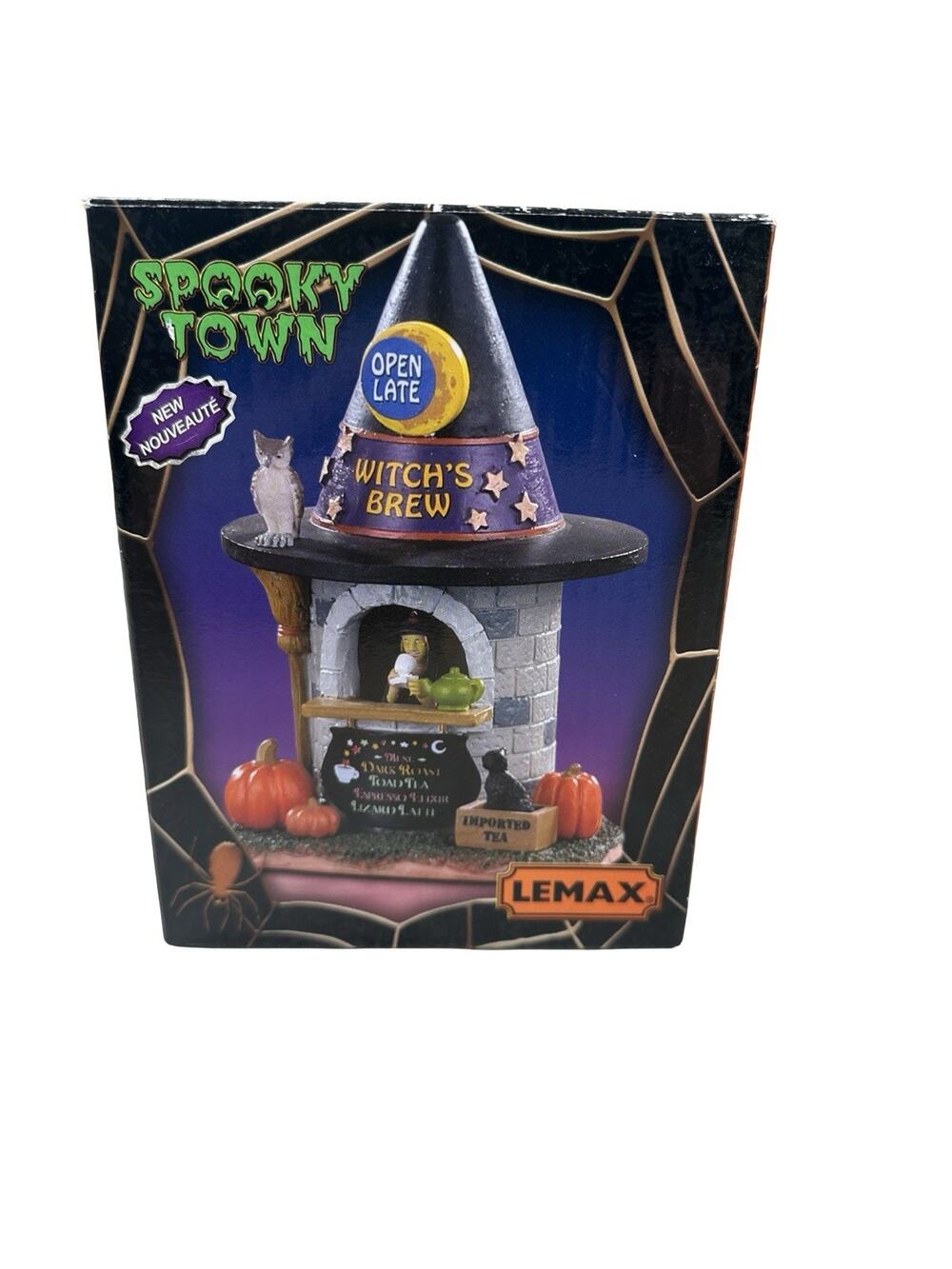 Lemax Spooky Town Witch’s Brew Coffee Halloween Village Accent